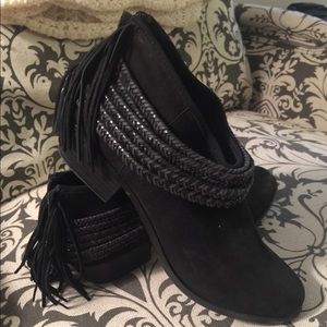 New never worn BCBG Black Ankle Boots